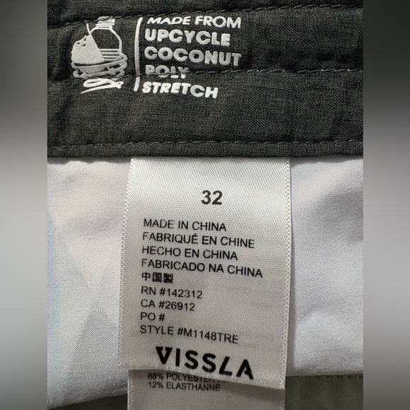 VISSLA Blue and Yellow Geometric Board Shorts - Picture 6 of 13